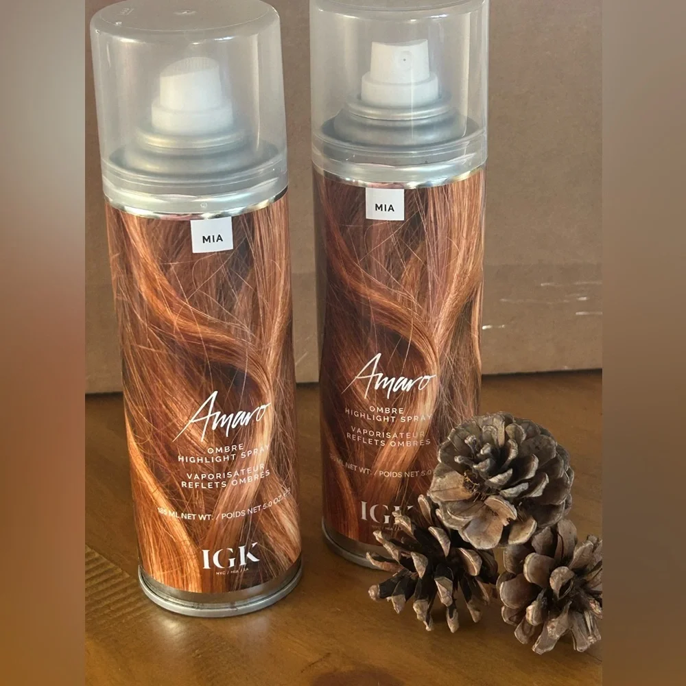 NWT IGK Amaro Ombre‎ Highlight Spray - Warm Brown (set of 2)